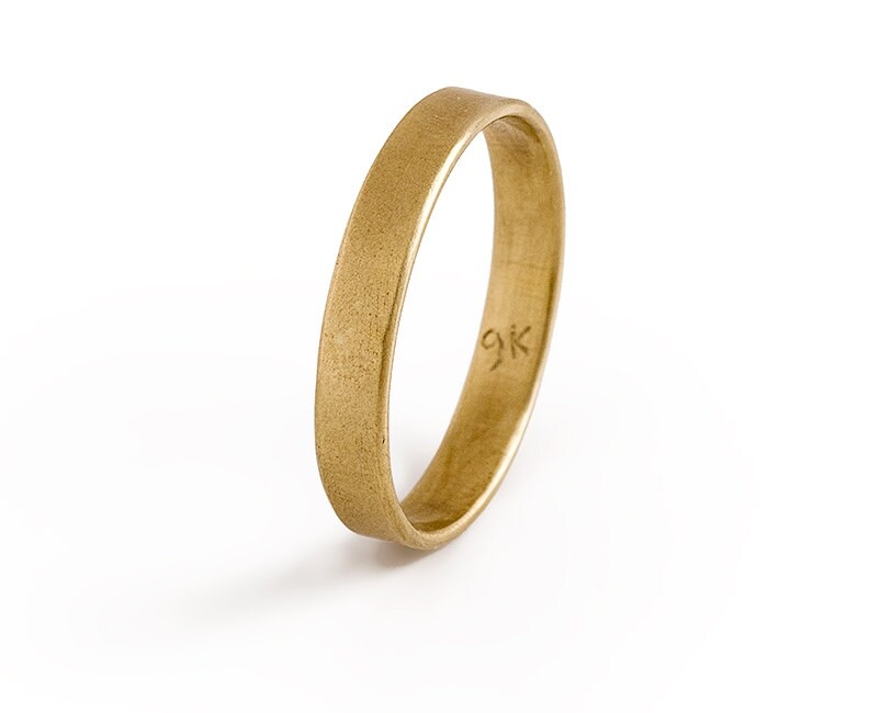 Mens Wedding Band, Simple Gold Mens Ring, Solid Gold Ring, Size 8, Size 9, Size 10, Men Ring, Mens Classic Gold Wedding Band